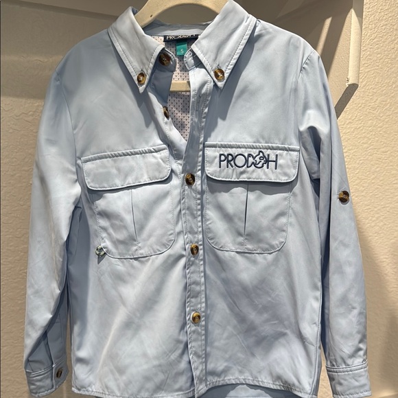 Prodoh Light Blue Button-Up Shirt - Picture 1 of 3